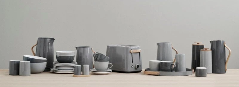 Stelton Emma Vacuum Jug For Tea, Grey 5 Stelton Emma Vacuum Jug For Tea, Grey - Image 3