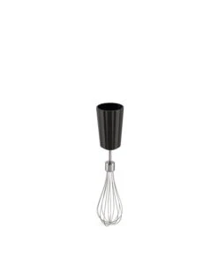 Alessi Plissé Hand Blender With Whisk And Chopper, Black 10 Alessi Plissé Hand Blender With Whisk And Chopper, Black -Kitchen Utensils Sale MDL10 FRU B