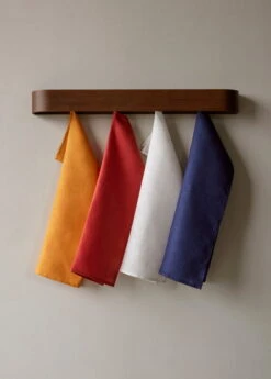 MENU Papilio Tea Towel, 2 Pcs, Ochre And Ecru -Kitchen Utensils Sale MENU Epoch Rack Papilio Tea Towel 2