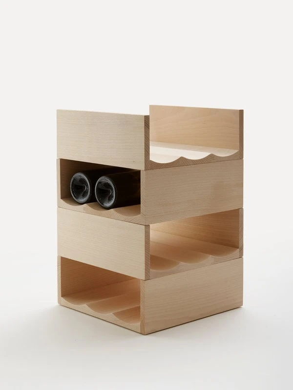 Mattiazzi Bibita Bottle Rack, Beech 8 Mattiazzi Bibita Bottle Rack, Beech - Image 6