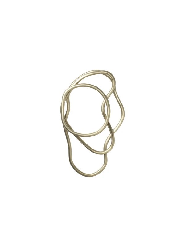 Ferm LIVING Pond Trivet, Set Of 3, Brass 4 Ferm LIVING Pond Trivet, Set Of 3, Brass - Image 2