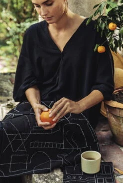 Saana Ja Olli Unien Talo Tea Towel/placemat, Black 6 Saana Ja Olli Unien Talo Tea Towel/placemat, Black -Kitchen Utensils Sale Saana ja Olli Unien talo 3 Suvi Kes l inen hires