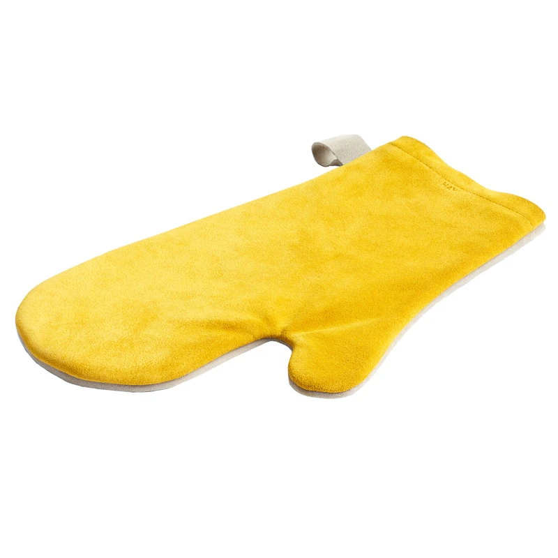 HAY Suede Oven Glove, Yellow 3 HAY Suede Oven Glove, Yellow
