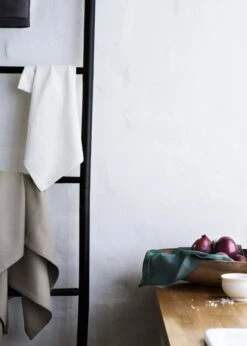 The Organic Company Kitchen Towel, Dark Green -Kitchen Utensils Sale TheOrganicCompany Kitchen Ladder 2012 PRINT