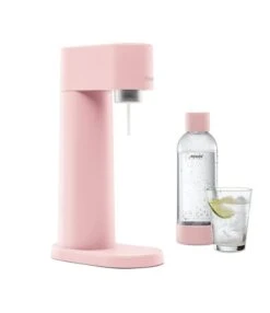 Mysoda Woody Sparkling Water Maker, Pink 8 Mysoda Woody Sparkling Water Maker, Pink -Kitchen Utensils Sale Woody pink side