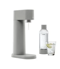 Mysoda Woody Sparkling Water Maker, Grey -Kitchen Utensils Sale Woody Gray side