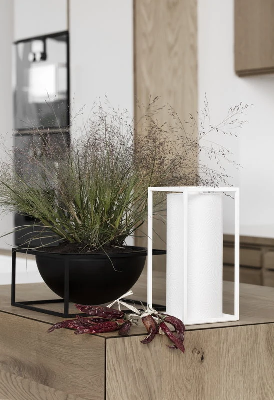 By Lassen Kubus Roll'in Kitchen Paper Holder, White 6 By Lassen Kubus Roll'in Kitchen Paper Holder, White - Image 4