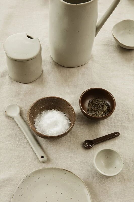 Ferm LIVING Petite Salt Set, Chocolate 7 Ferm LIVING Petite Salt Set, Chocolate - Image 5