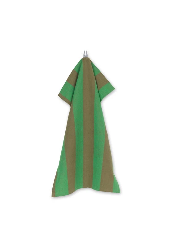 Ferm LIVING Hale Tea Towel, Olive - Green 5 Ferm LIVING Hale Tea Towel, Olive - Green - Image 3