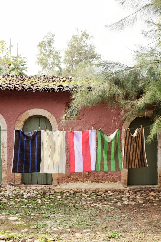 Ferm LIVING Hale Tea Towel, Olive - Green 8 Ferm LIVING Hale Tea Towel, Olive - Green - Image 6