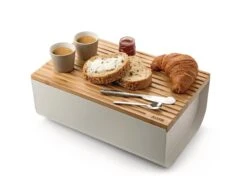Alessi Mattina Breadbox, Grey -Kitchen Utensils Sale getImage 281029