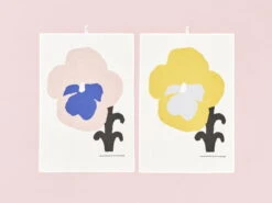 Kauniste Orvokki Tea Towel, Yellow 9 Kauniste Orvokki Tea Towel, Yellow -Kitchen Utensils Sale kauniste pressphoto 2017ss print011