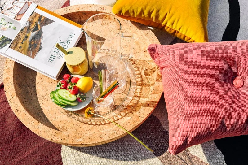 Ferm LIVING Flow Jam Jar With Spoon, Yellow Speckle 6 Ferm LIVING Flow Jam Jar With Spoon, Yellow Speckle - Image 4