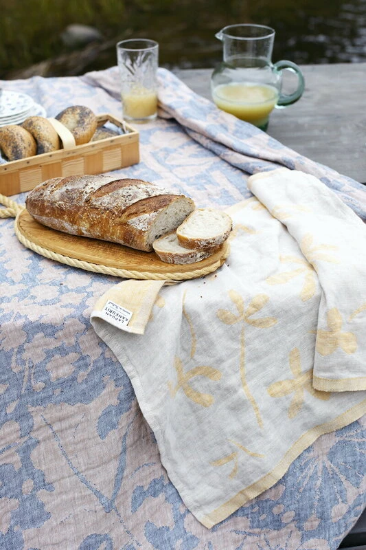 Lapuan Kankurit Friida Towel, Linen - Cloudberry 5 Lapuan Kankurit Friida Towel, Linen - Cloudberry - Image 3