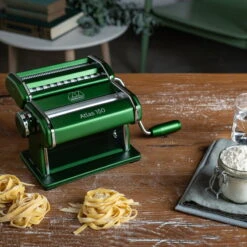 Marcato Atlas 150 Pasta Maker, Green 10 Marcato Atlas 150 Pasta Maker, Green -Kitchen Utensils Sale marcato atlas green pasta maker in use borough kitchen ba7f70d7 de32 4ae0 b38d 184b204680fe 1296x