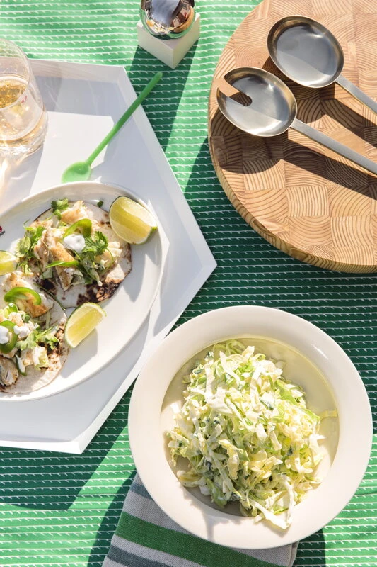 Ferm LIVING Chess Cutting Board, Round, Small 4 Ferm LIVING Chess Cutting Board, Round, Small - Image 2