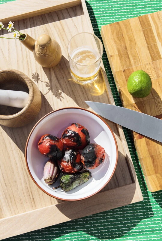 Ferm LIVING Chess Cutting Board, Rectangle, Small 4 Ferm LIVING Chess Cutting Board, Rectangle, Small - Image 2