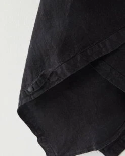 Tekla Linen Glass Towel, Black -Kitchen Utensils Sale teatowel 0005 GT black 115