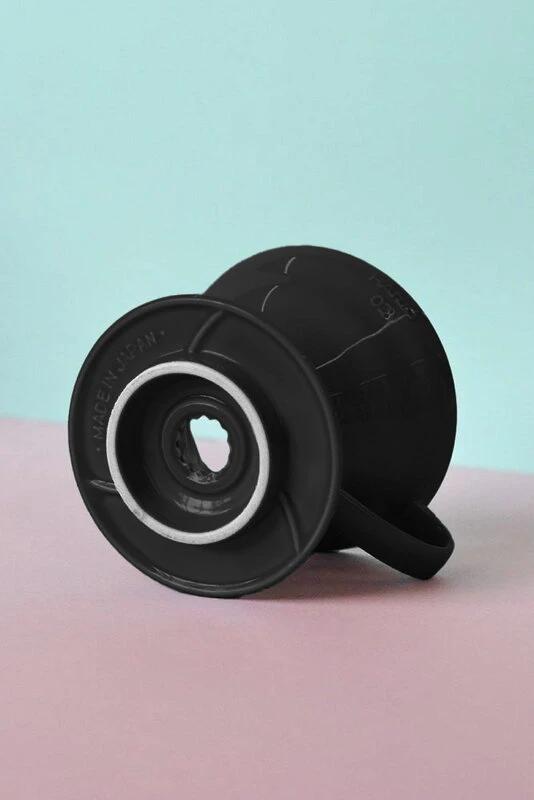 Hario Hario V60 Coffee Dripper Size 02, Matt Black Porcelain 4 Hario Hario V60 Coffee Dripper Size 02, Matt Black Porcelain - Image 2